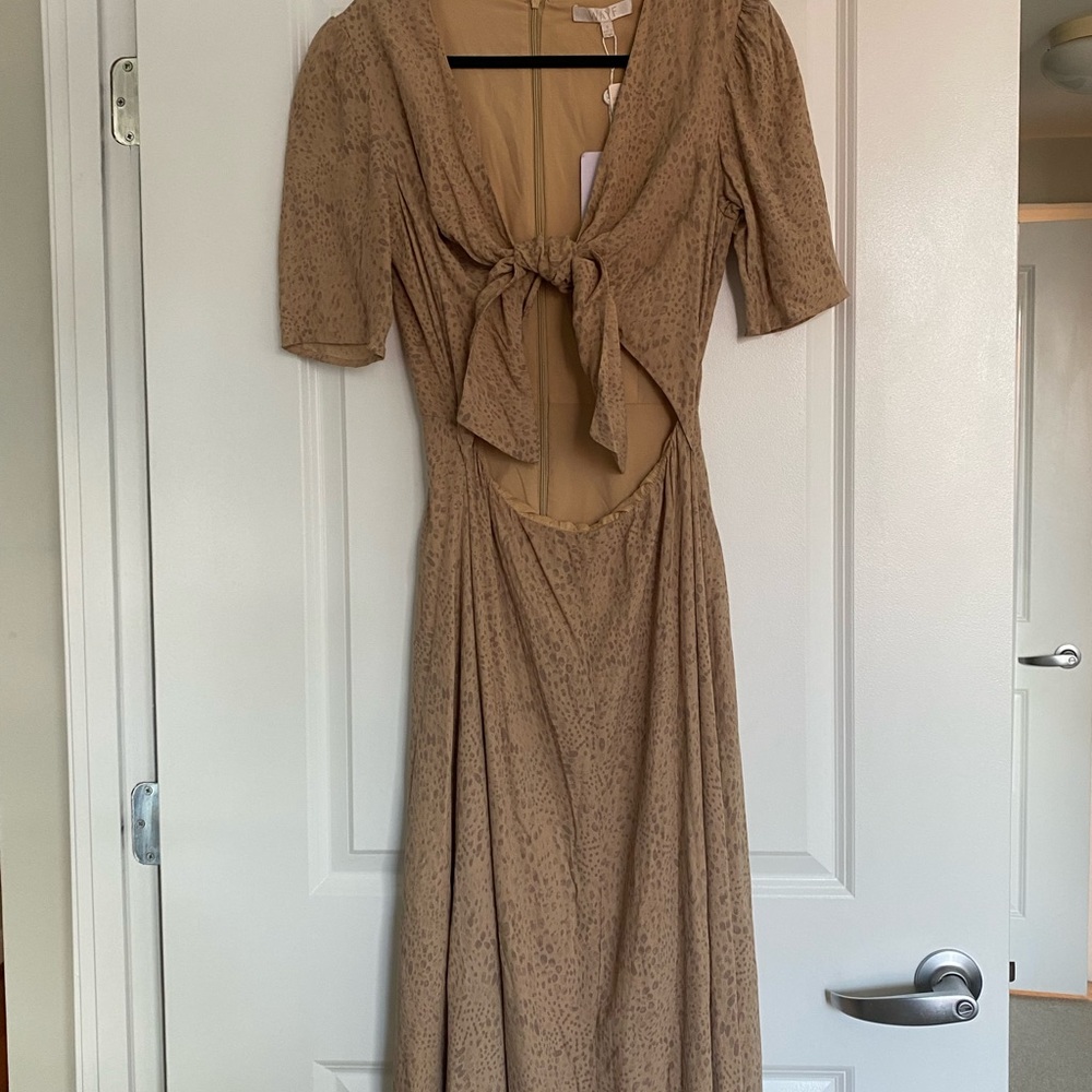 Wayf cut out midi dress